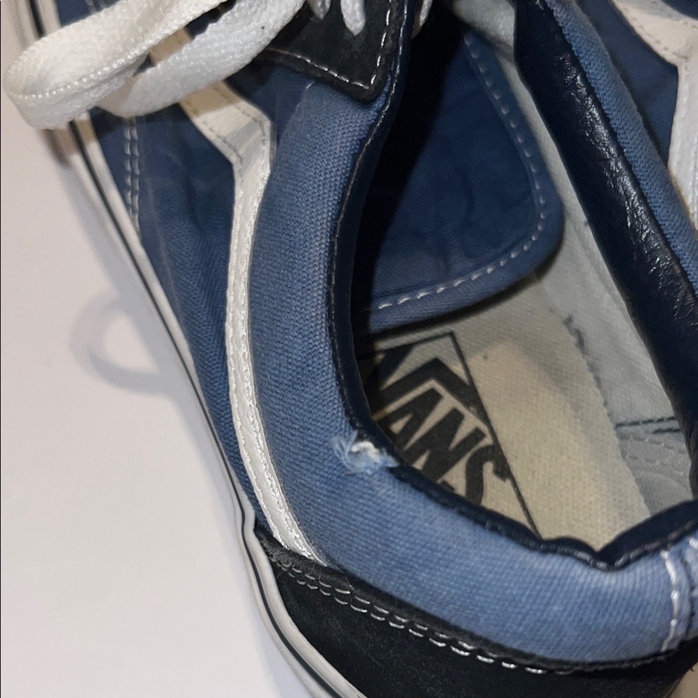 Mens Navy and Black Sneakers - Picture 4 of 9
